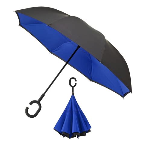 Impliva Inside Out umbrella Black / Blue | Design Is This