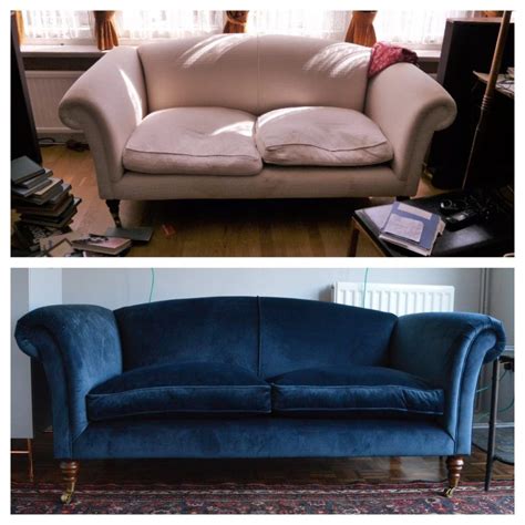 5 Before and After Reupholstery Pictures That Look Amazing | Reupholster couch diy, Couch ...