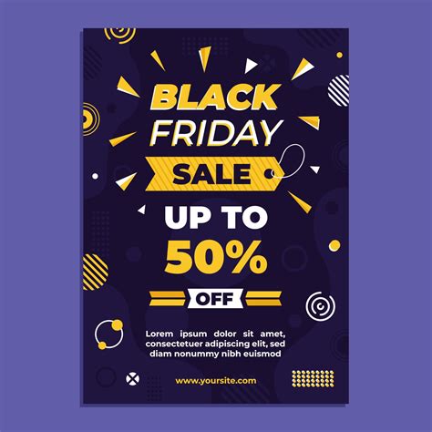 Black Friday Sale Poster Template 3706370 Vector Art at Vecteezy