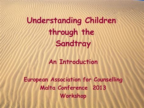 Understanding Children Through the Sand Tray Sand Tray, Understanding, Children, Boys, Kids ...