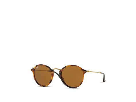 Ray-Ban Retro Round Sunglasses in Brown for Men - Lyst
