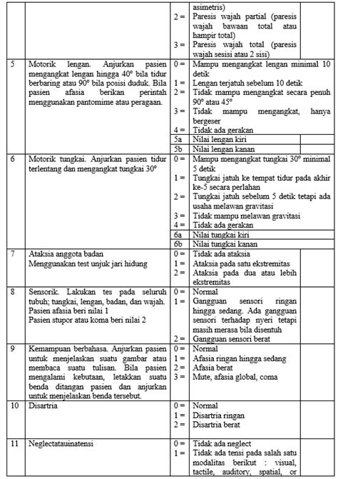 Pengkajian Tingkat Keparahan Stroke Menggunakan National Institute ...