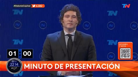 Javier Milei presentation at 2021 debate. : r/libertarianmeme