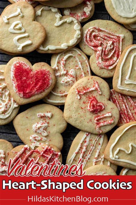 Easy Heart Shaped Cookies | Hilda's Kitchen Blog