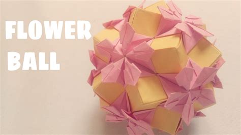 DIY - Origami Flower Ball - Kusudama Ball