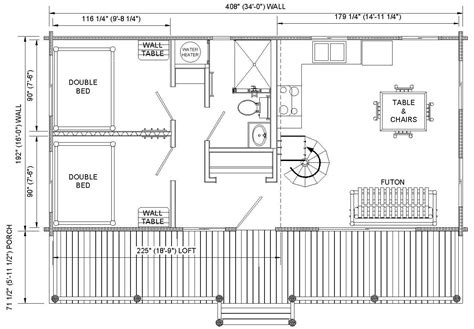 Log Cabin Floor Plans Loft - Home Building Plans | #4344