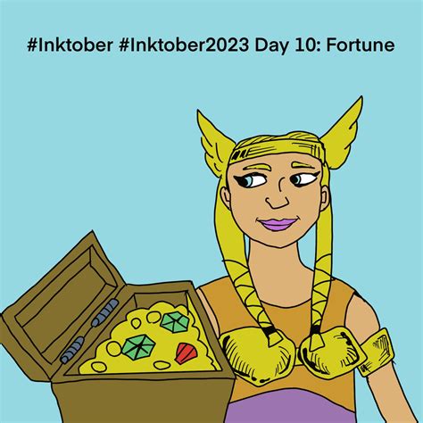 Inktober 2023 Day 10: Fortune by Riverd0g on DeviantArt