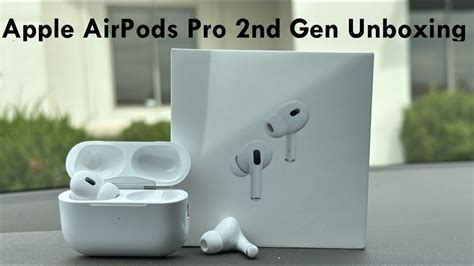 Apple AirPods Pro 2 Unboxing - I Can't Tell A Difference... - YouTube