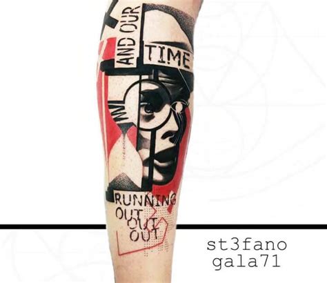 And our Time is running out tattoo by Stefano Galati | Photo 22068