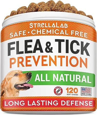 Amazon.com : Natural Flea and Tick Prevention Chews for Dogs - Chewable ...