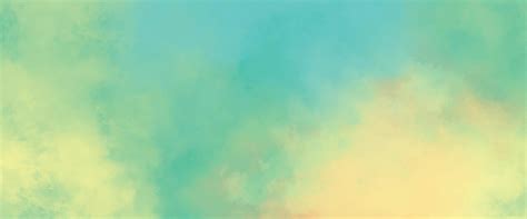 Abstract watercolor paint background. Beautiful blue green and Yellow ...