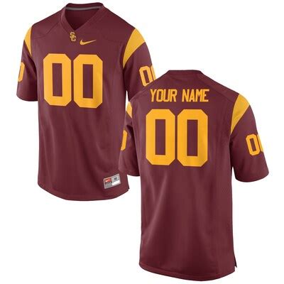 USC Trojans Nike Custom Replica Football Jersey - Cardinal - Fanatics.com