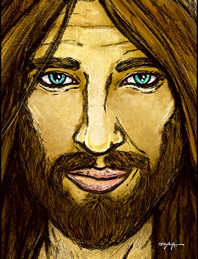 Son of Man Close-Up Jesus Christ Christian Fine Art Canvas Print ...