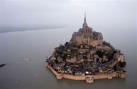 See Photo of France's Mont Saint-Michel as an Island in Rare Supertide | TIME