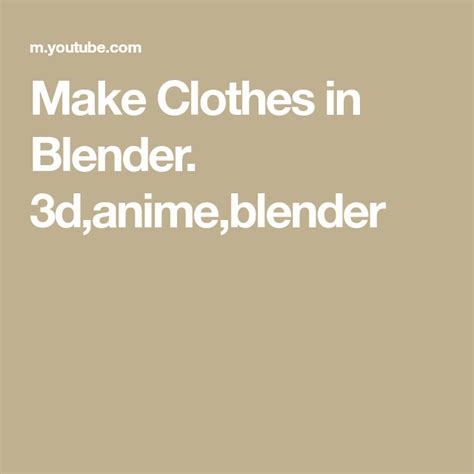 Make Clothes in Blender. 3d,anime,blender in 2021 | Blender, Tutorial ...