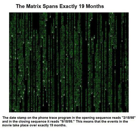 50 Things you Probably Didn't Know about the Matrix Trilogy