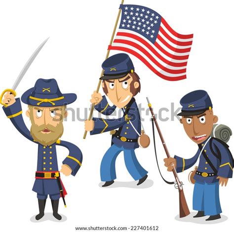 355 American Civil War Cartoons Images, Stock Photos, 3D objects ...