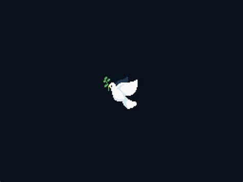 Pixel Art Dove Stock Illustration - Download Image Now - iStock