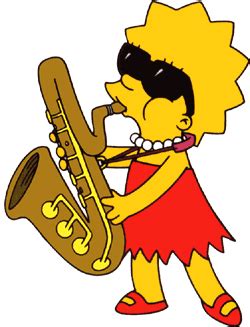 Lisa Simpson Saxophone