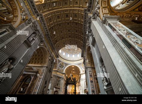 Interior of St. Peter's Basilica Stock Photo - Alamy