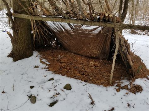 How to Build a Winter Survival Shelter