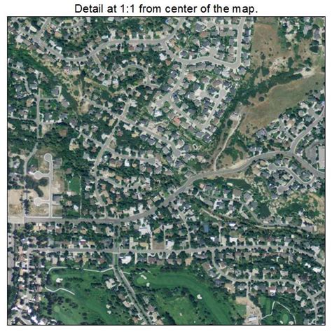 Aerial Photography Map of Cottonwood Heights, UT Utah