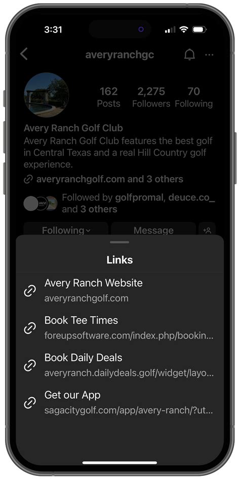 Why Your Golf Course Needs Multiple Links on Social — Sagacity Golf