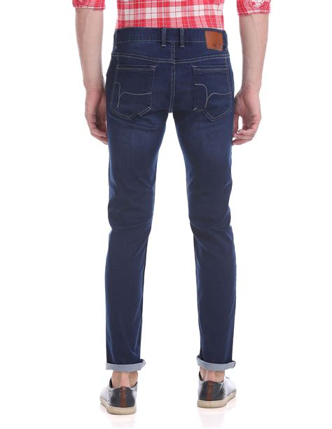 Flying Machine Blue Slim Jeans - Buy Flying Machine Blue Slim Jeans Online at Best Prices in ...