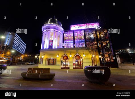 Bradford alhambra theatre at night hi-res stock photography and images ...