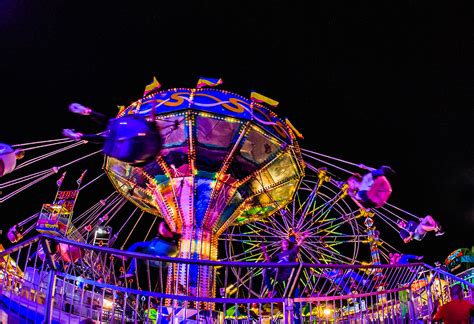 Jeff Donald photography - Carnival Rides at Night