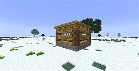 A Small Fence House Minecraft Map