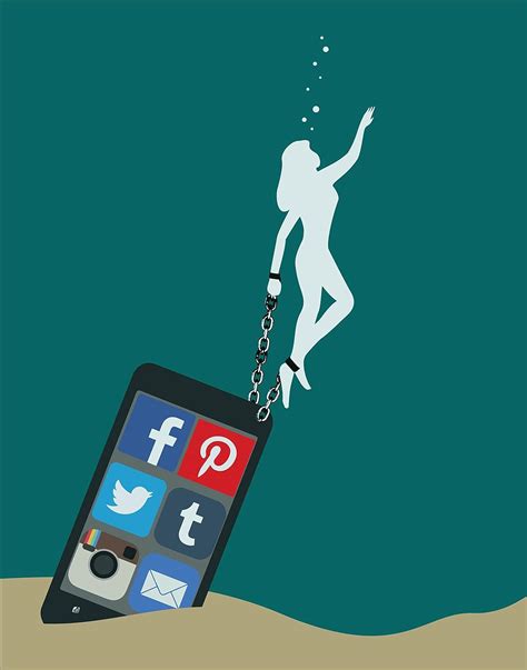 poster king Social Media Addiction Poster for Office : Amazon.in