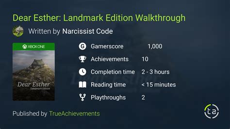 Dear Esther: Landmark Edition Walkthrough - Complete Game Guide