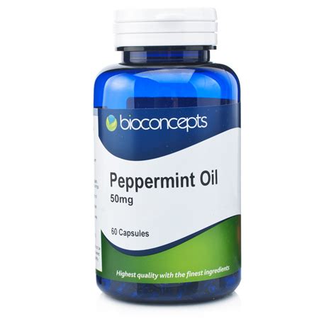 Bioconcepts Peppermint Oil 50mg Capsules | Digestion | Chemist Direct