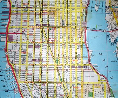 Map of Midtown Manhattan Area | Map of Manhattan City Pictures