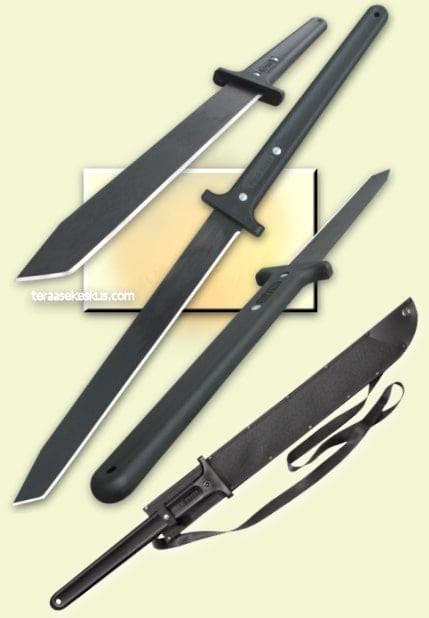 Cold Steel Two Handed Katana Machete sword with sheath