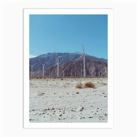 Palm Springs Windmills II Art Print by Bethany Young - Fy