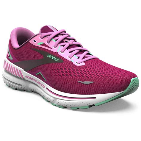 Brooks Adrenaline GTS 23 Wide Womens (Pink/Festival Fuchsia/Black) at NorthernRunner.com