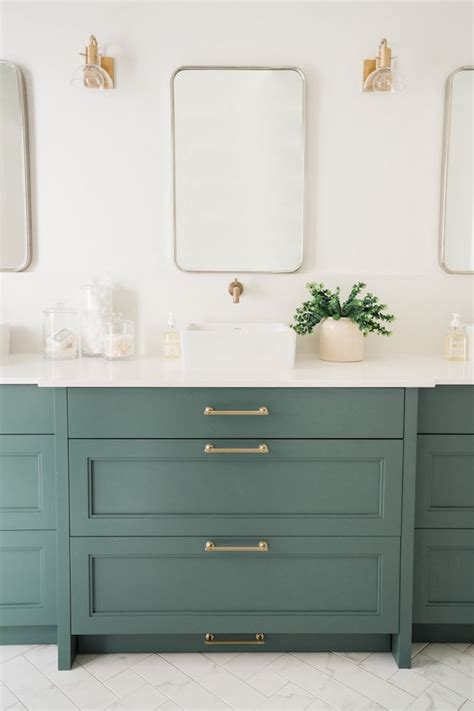 jack pine benjamin moore - Google Search | Bathroom cabinet colors, Painted vanity bathroom ...