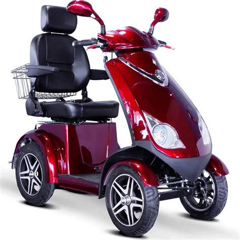 Four Wheel Luxury Electric Mobility Scooter Senior Citizen Adults 4 ...