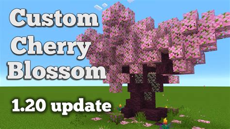 How to Build a Stunning Cherry Blossom Tree in Minecraft 1.20 - YouTube