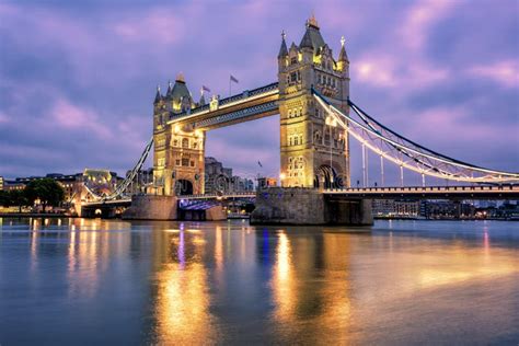 Tower Bridge Over Thames River in London, UK Stock Photo - Image of ...