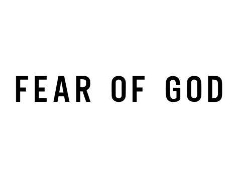 Fear of God Logo PNG vector in SVG, PDF, AI, CDR format