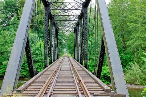 Railway Trestle Bridge stock photo. Image of trestle - 21340438