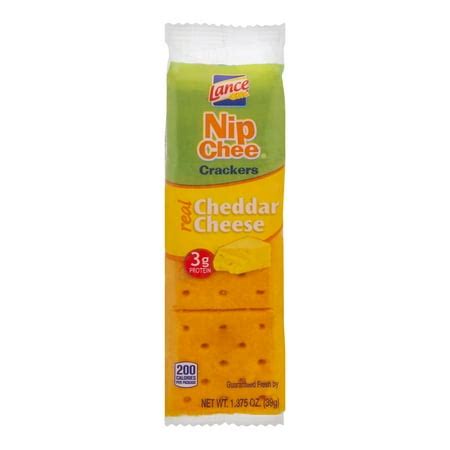 Lance Nip Chee Crackers Cheddar Cheese, 1.375 OZ - Walmart.com