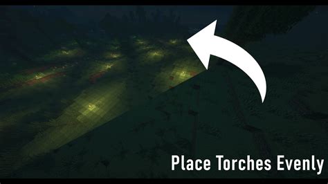 Torch Placement Schematic Minecraft Map