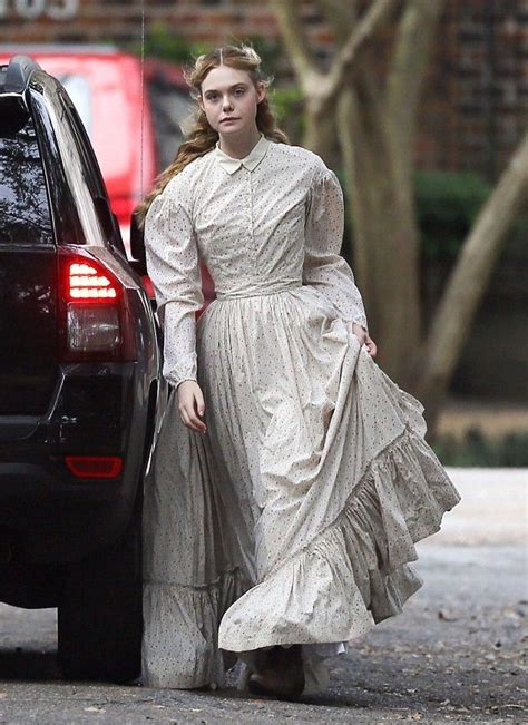 Elle Fanning - On set of 'The Beguiled' in New Orleans 11/9/16 Princess Costumes, Movie Costumes ...