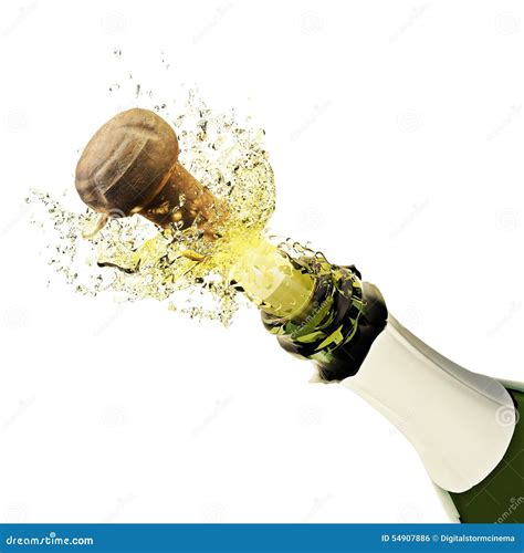 Champagne Bottle Popping Stock Photography | CartoonDealer.com #54907886