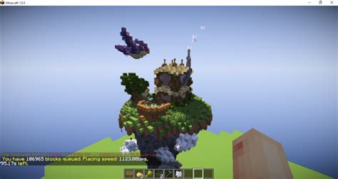 Minecraft skyblock spawn - floating island Minecraft Map