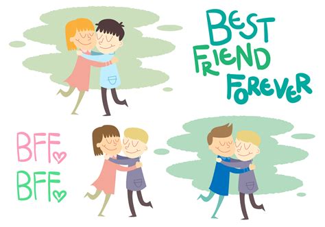 Friends Hugging Vector Set 93296 Vector Art at Vecteezy